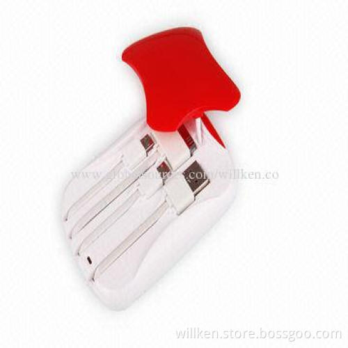 Portable Power Bank with iPhone 4/iPhone 5/Samsung Charge Line Inside, No Worry for Lost Charge Lin